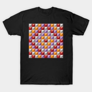 3D Pyramid Pattern 3 T-Shirt